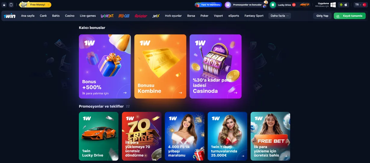 Aviator 1win bonus